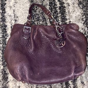 Michael KORS - should bag - deep plum